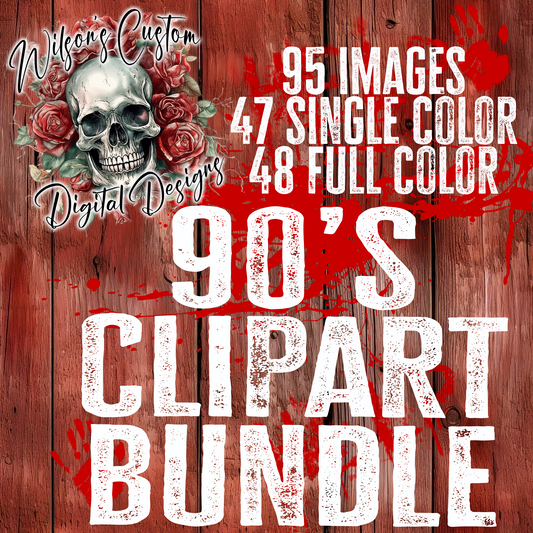 90’s clipart bundle!