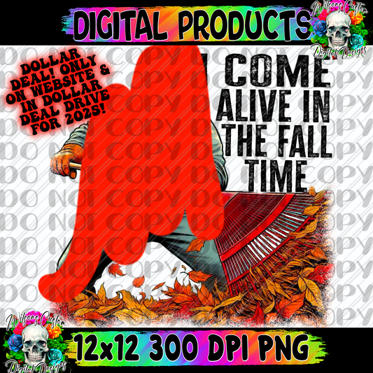 I come alive in the fall