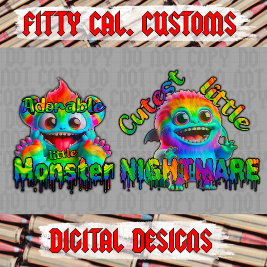 Kid monsters 2 designs