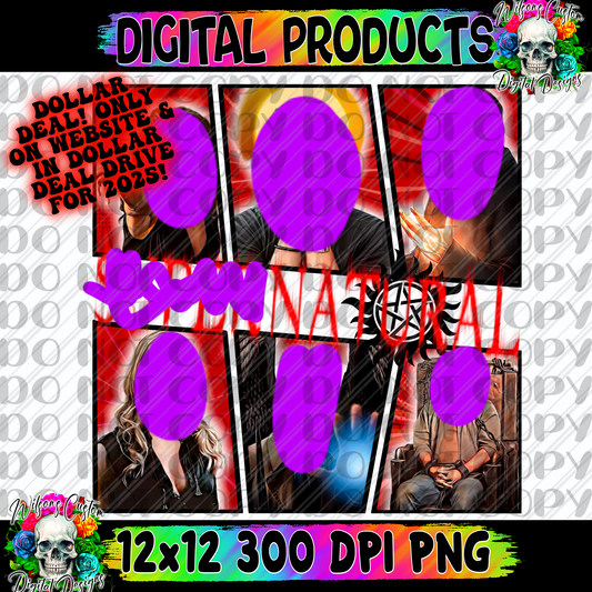 Supernattie collage with Castile