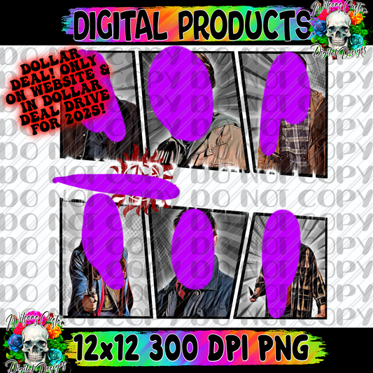 Supernattie collage with samdean