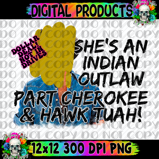 Indian outlaw HAWK TUAH