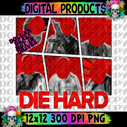Die hard collage