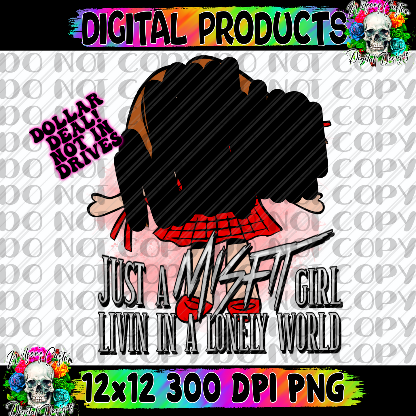 Just a misfit girl in a lonely world