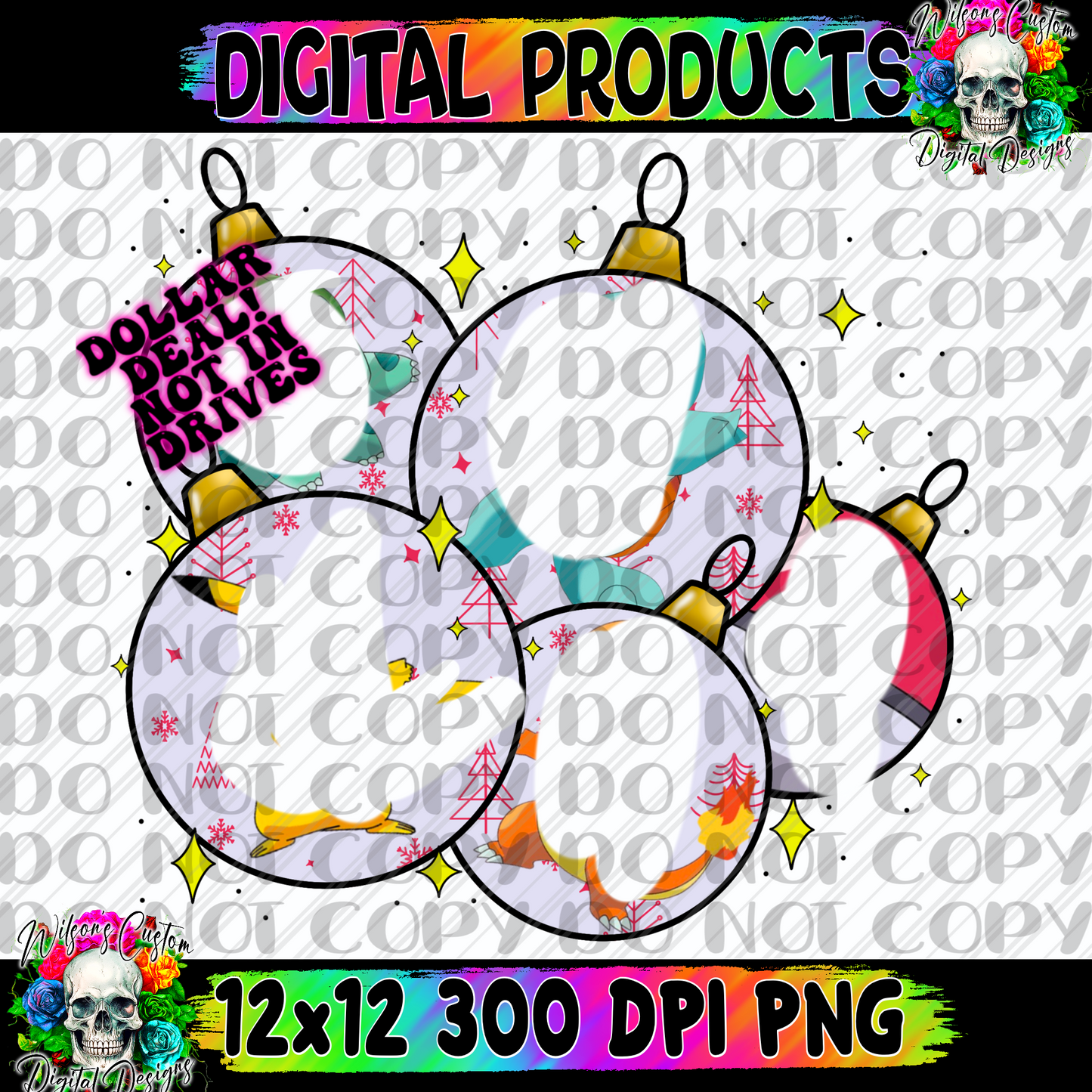 Pokey ornaments