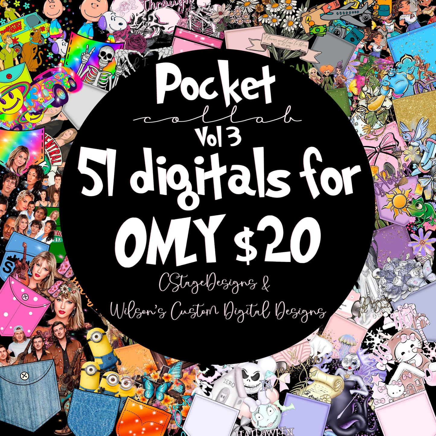 Characters pocket collab PT 3