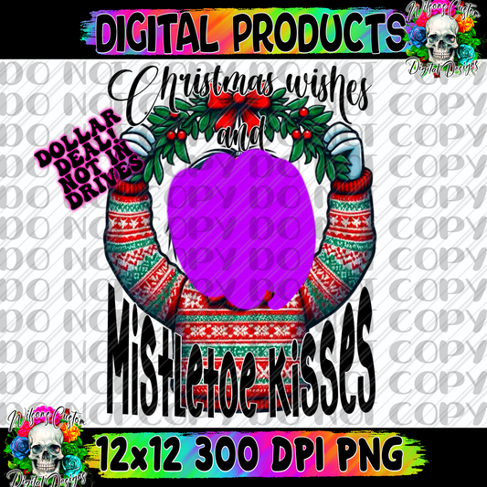 Christmas wishes and mistletoe kisses