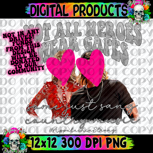 Not all heroes wear capes, some sang country music #AppalachiaStrong