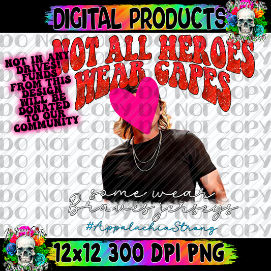 Not all heroes wear capes, some wear braves jerseys #AppalachiaStrong