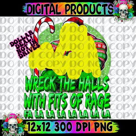Wreck the halls with fits of rage