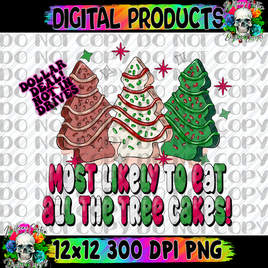 Most likely to eat all the tree cakes