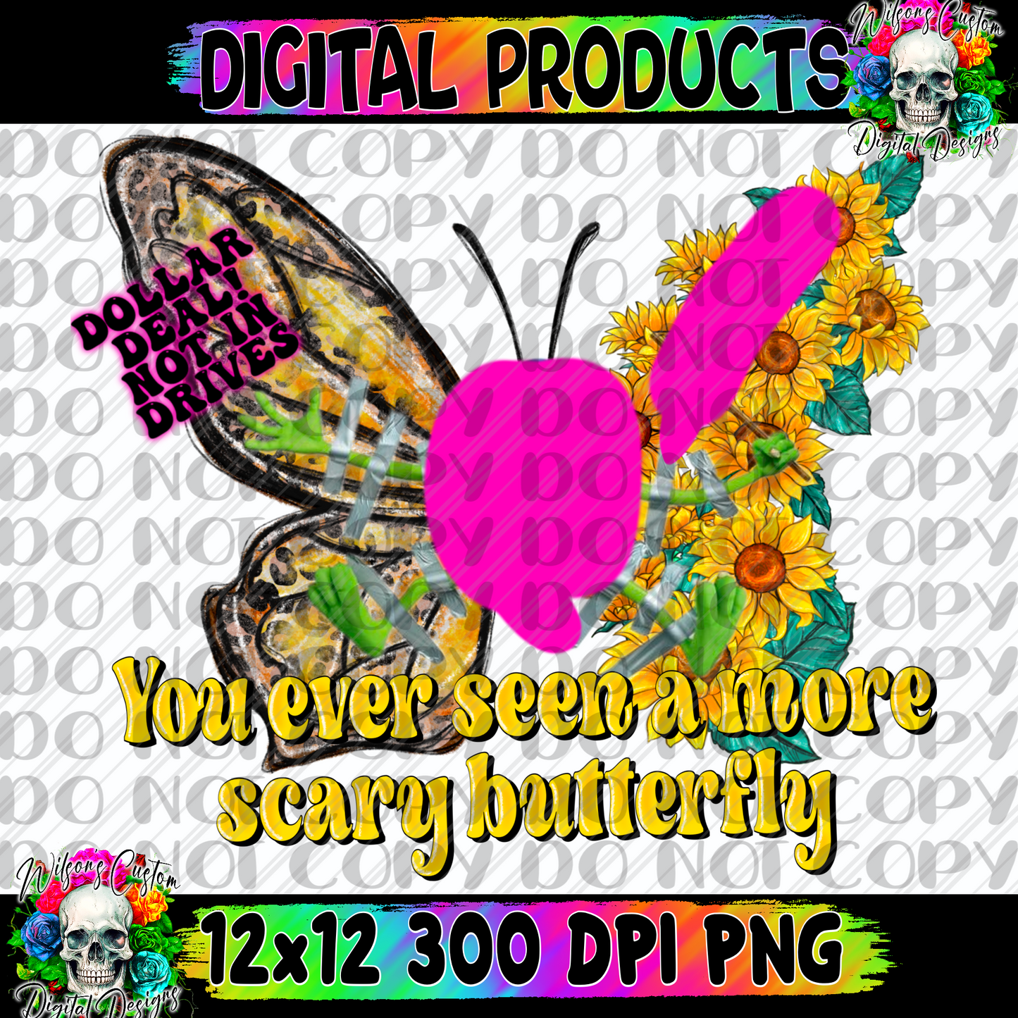Scary butterfly