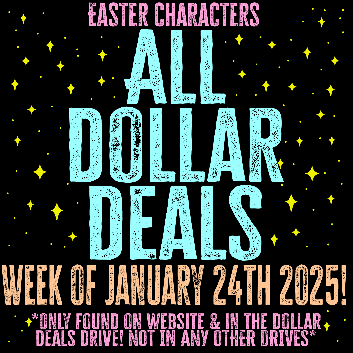 All dollar deals 1/24/25