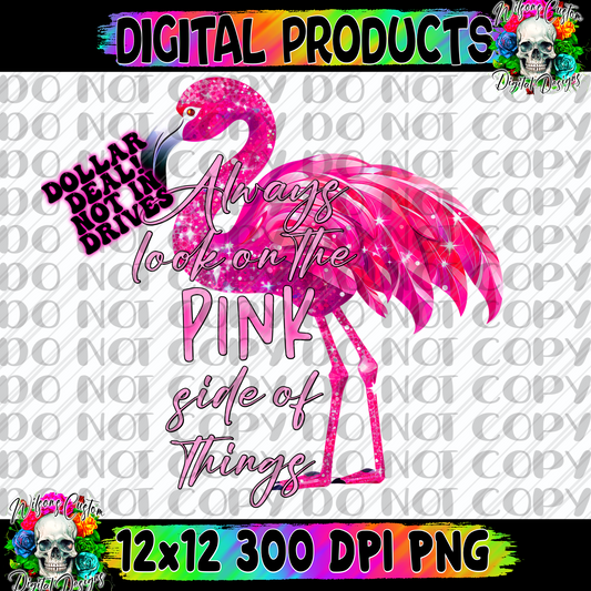 Pink side of things flamingo