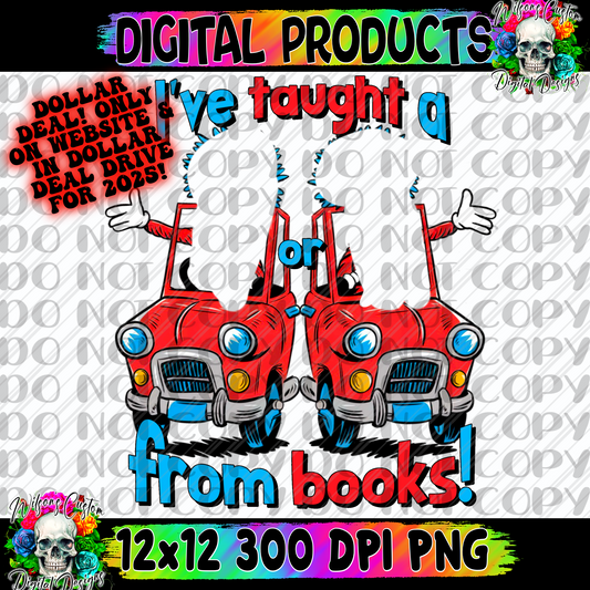 I’ve taught a thing or two from books