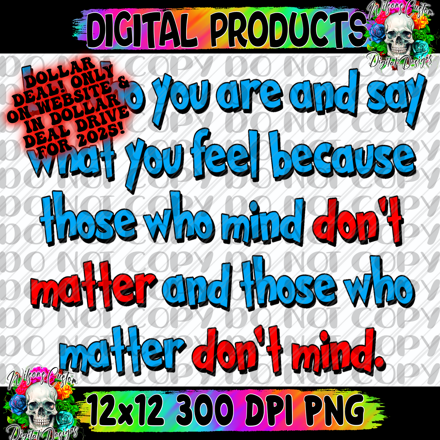 Don’t matter