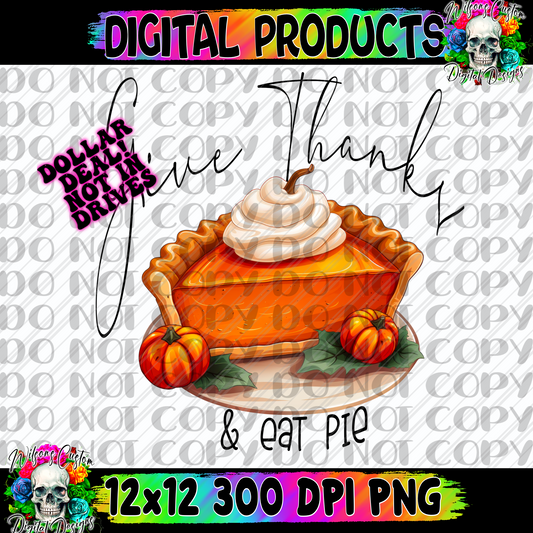 Give thanks and eat pie