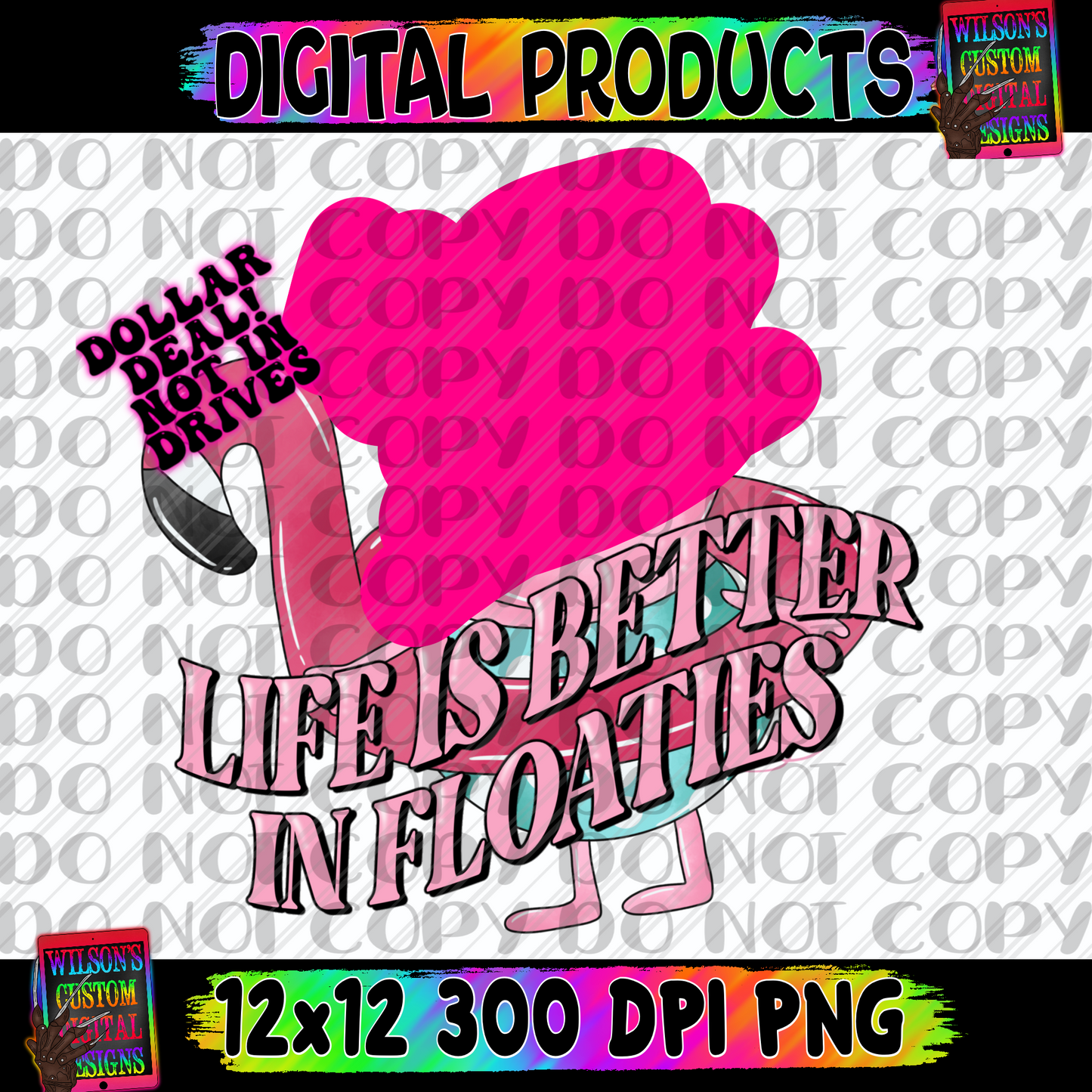 Life is better in floaties