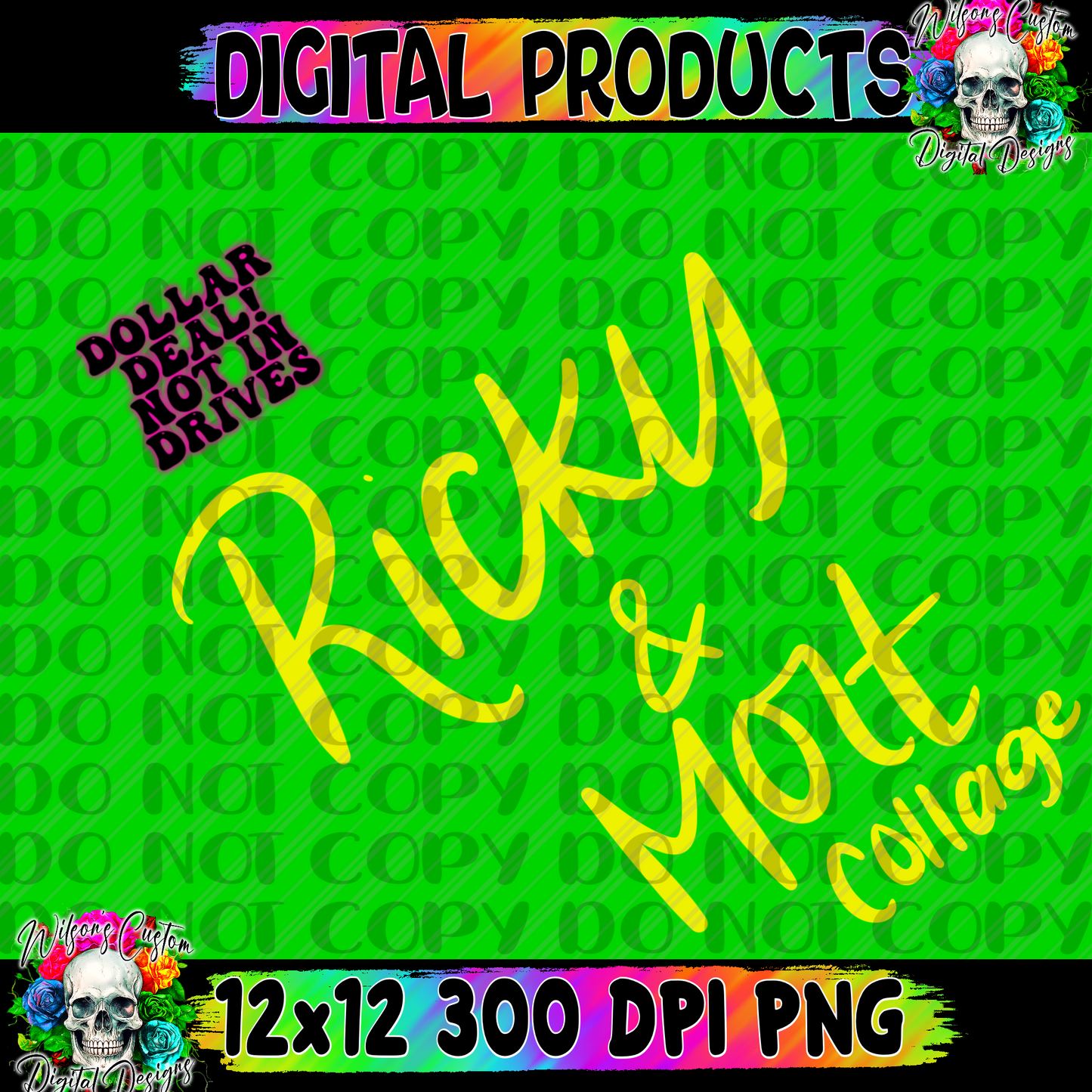 Rickie & Mort collage