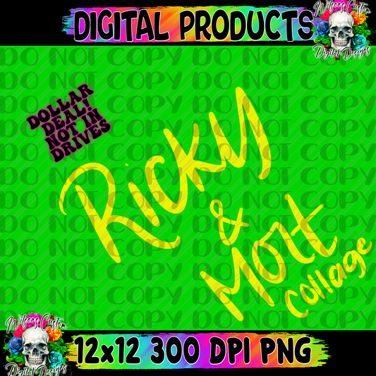 Rickie & Mort collage