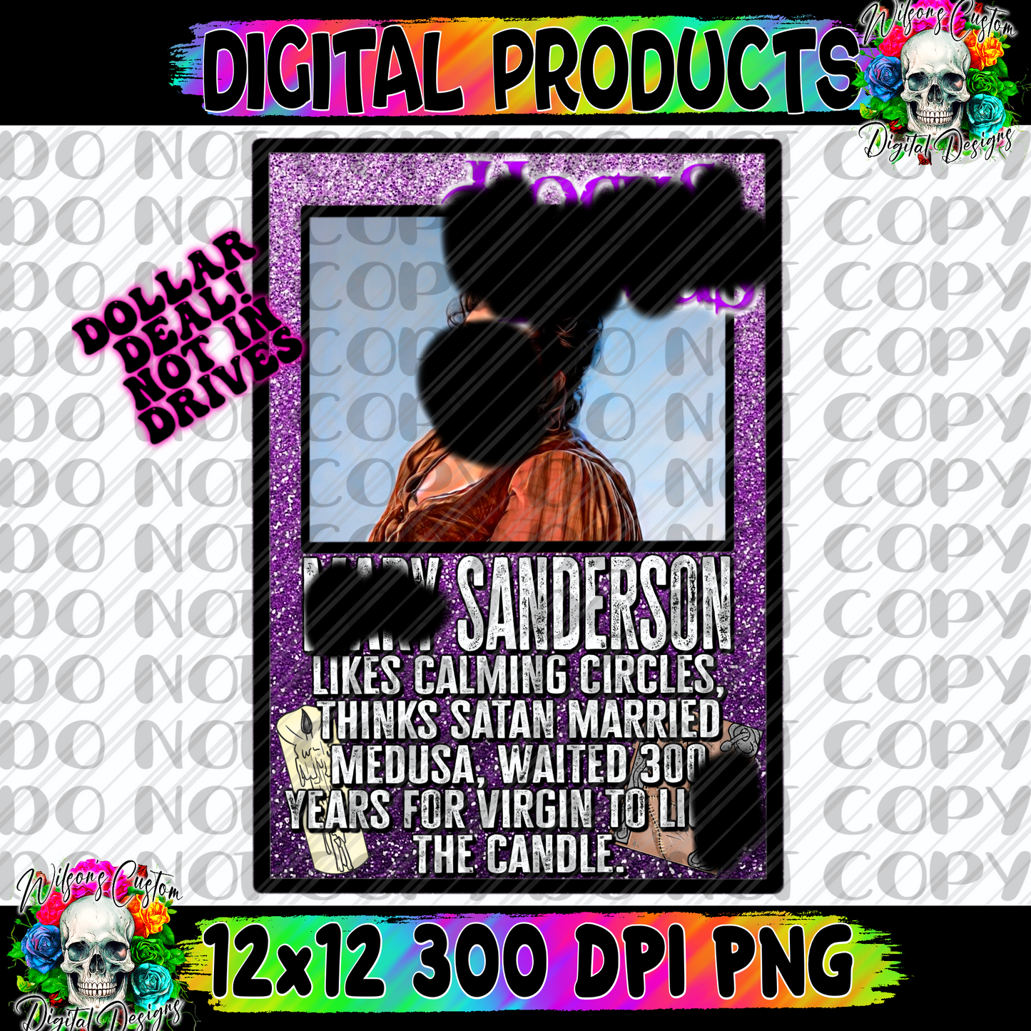 Mary S trading card
