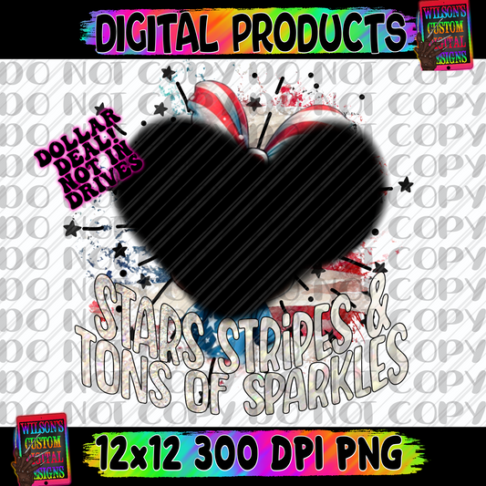 Stars stripes and tons of sparkles