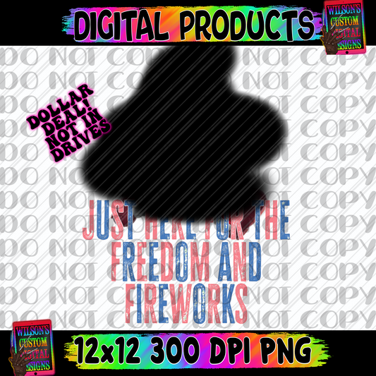 Just here for the freedom and fireworks