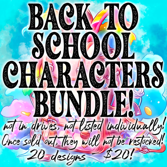 Back To School Character Bundle