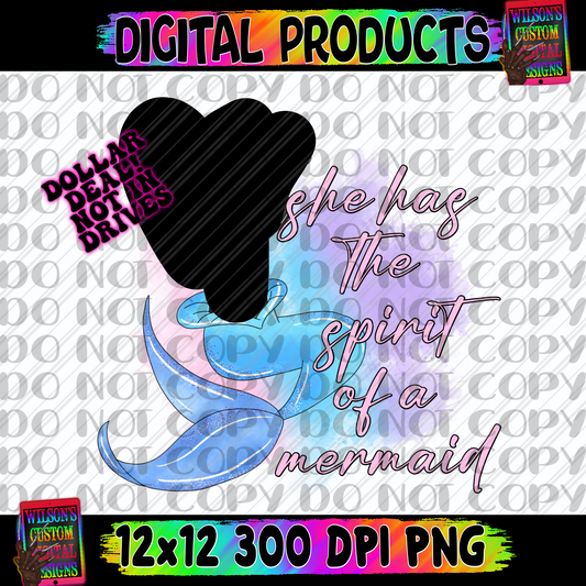 She has the spirit of a mermaid