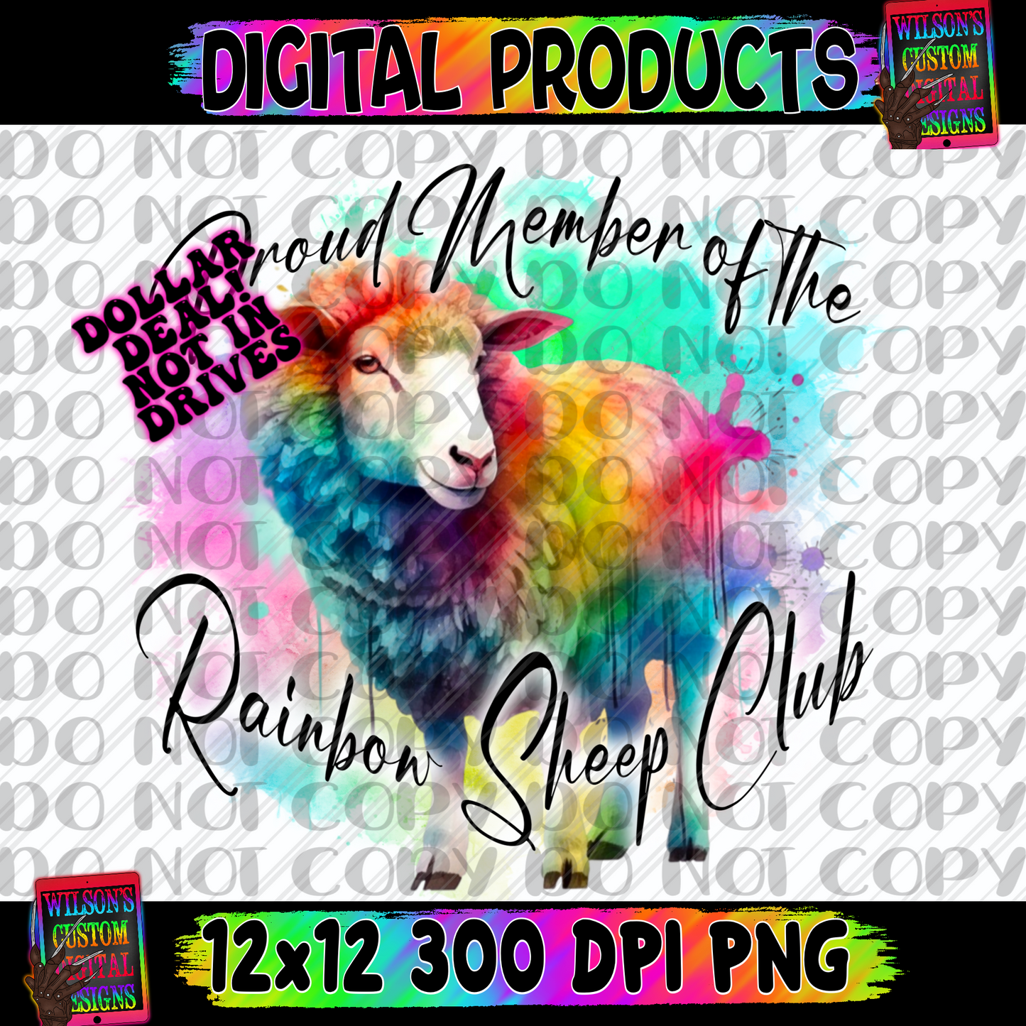 Proud member of the rainbow sheep club