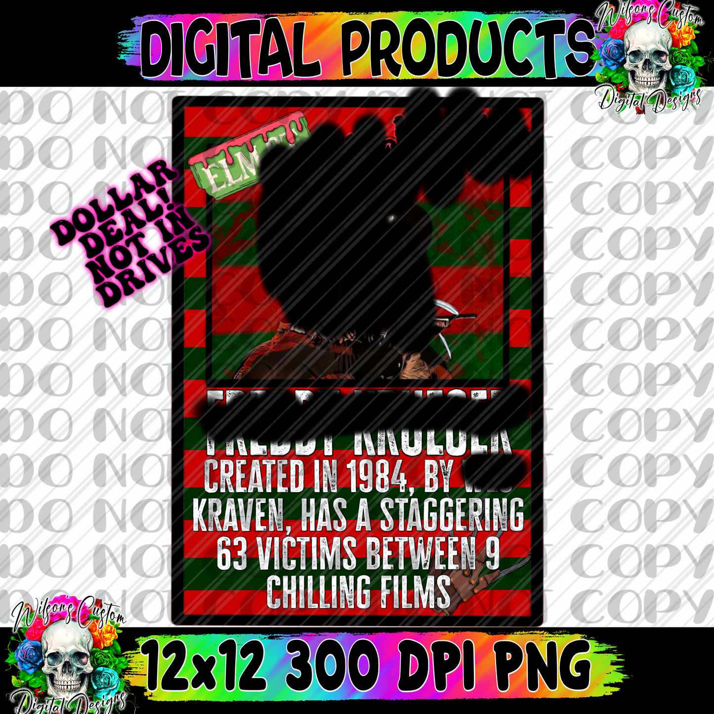 Freddy trading card