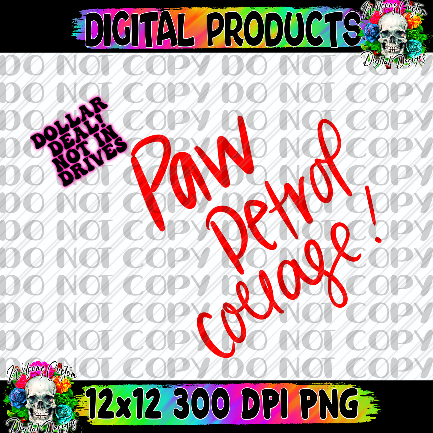 Paw petrol collage