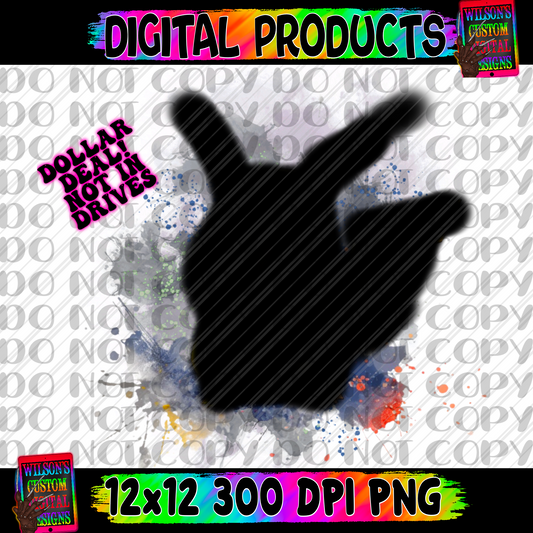 Yellow lightning character