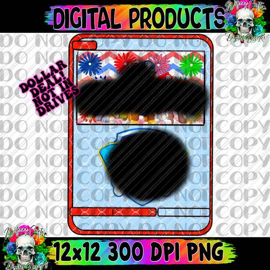 Patrolling paws card