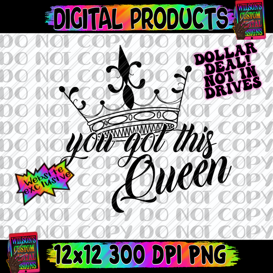 You got this queen single color