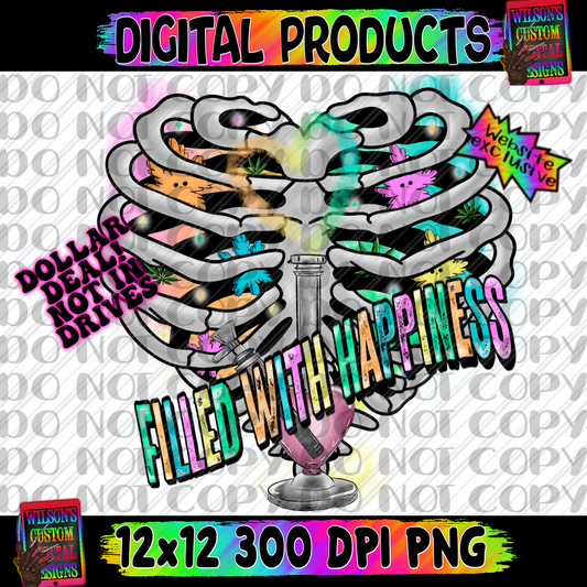 Filled with happiness easter version