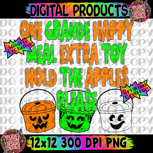 Hold the apples please