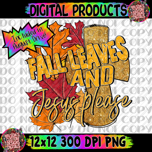 Fall leaves and Jesus please