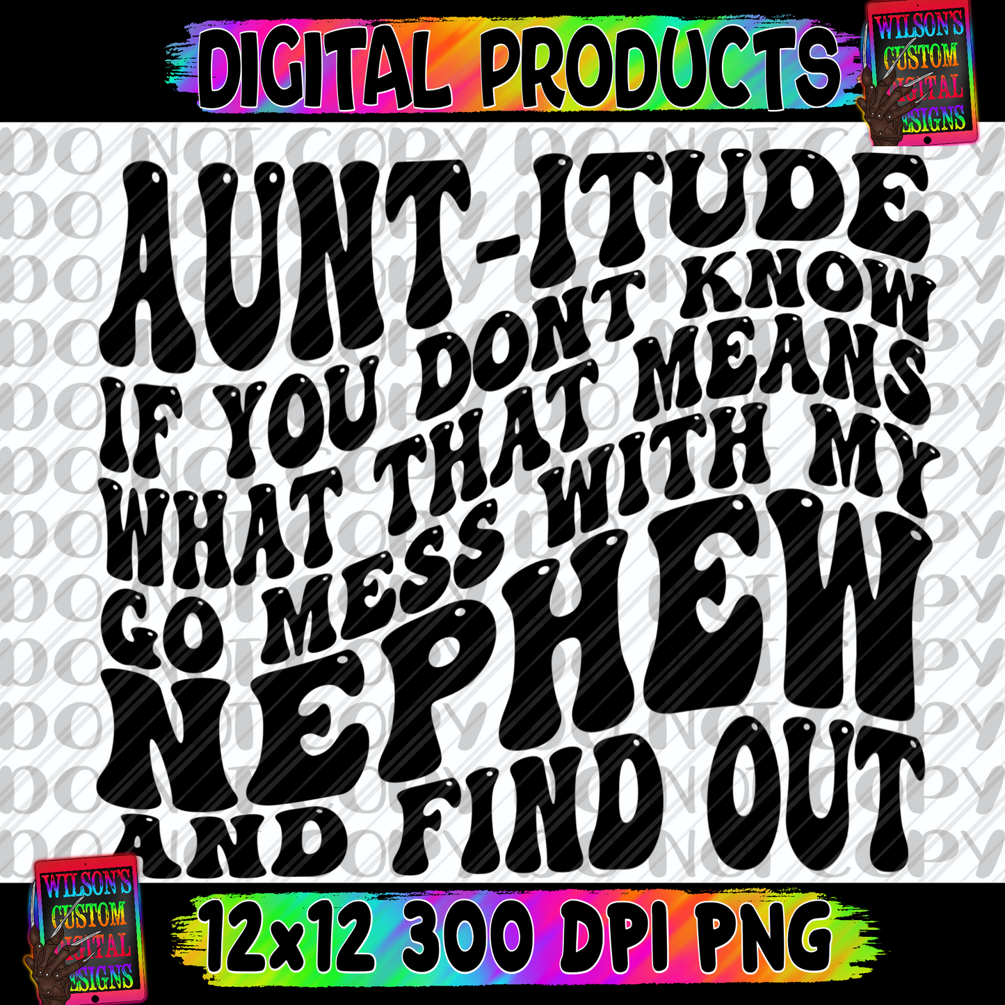 Aunt-itude nephew