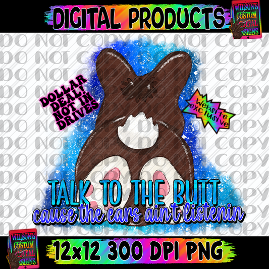 Talk to the butt blue