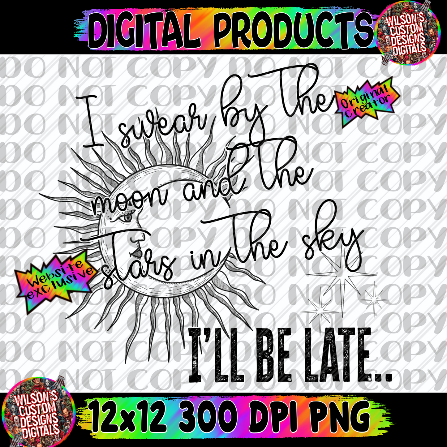 I swear I’ll be late