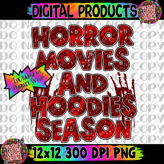 Horror movies and hoodies season