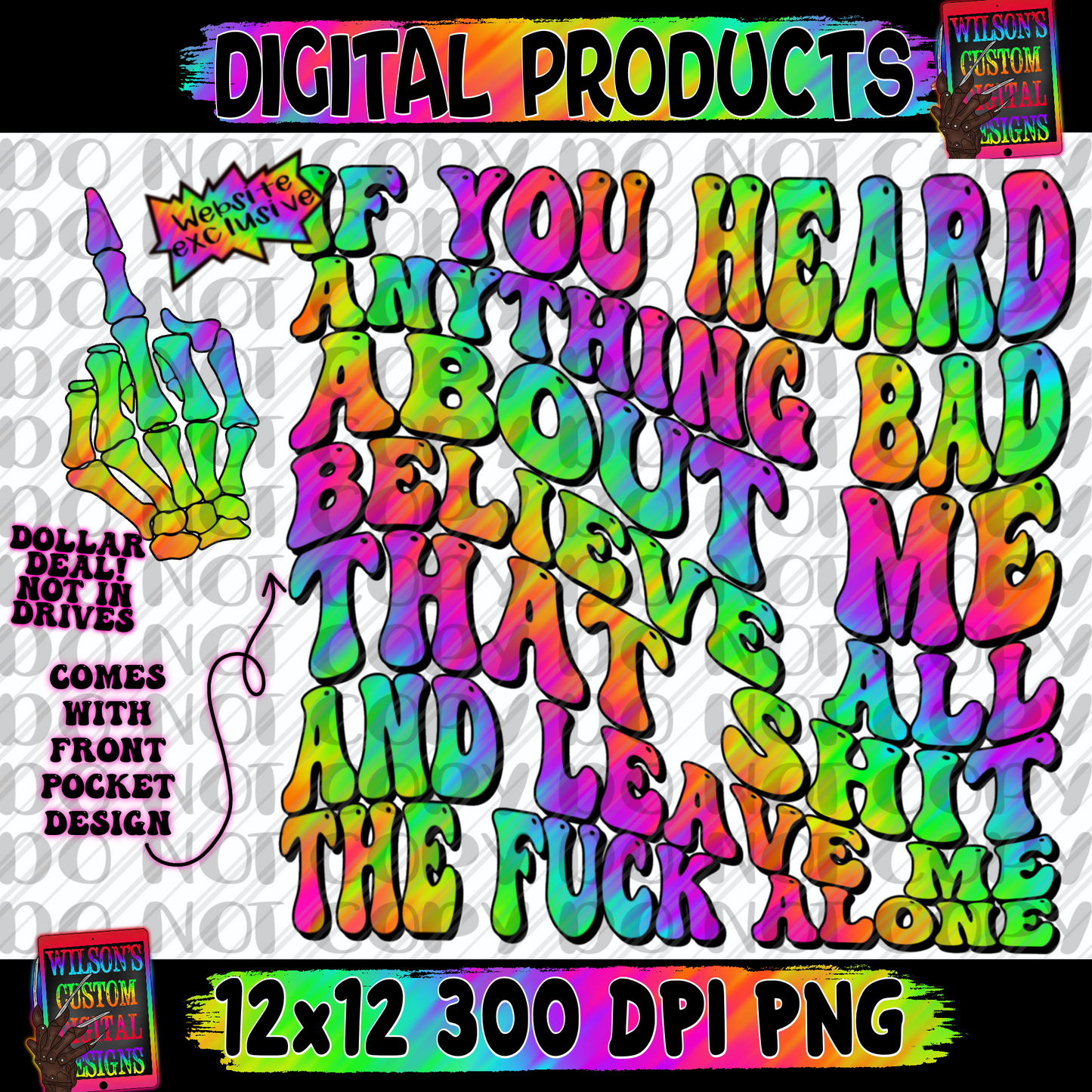 If you heard something bad rainbow