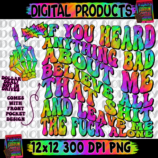 If you heard something bad rainbow