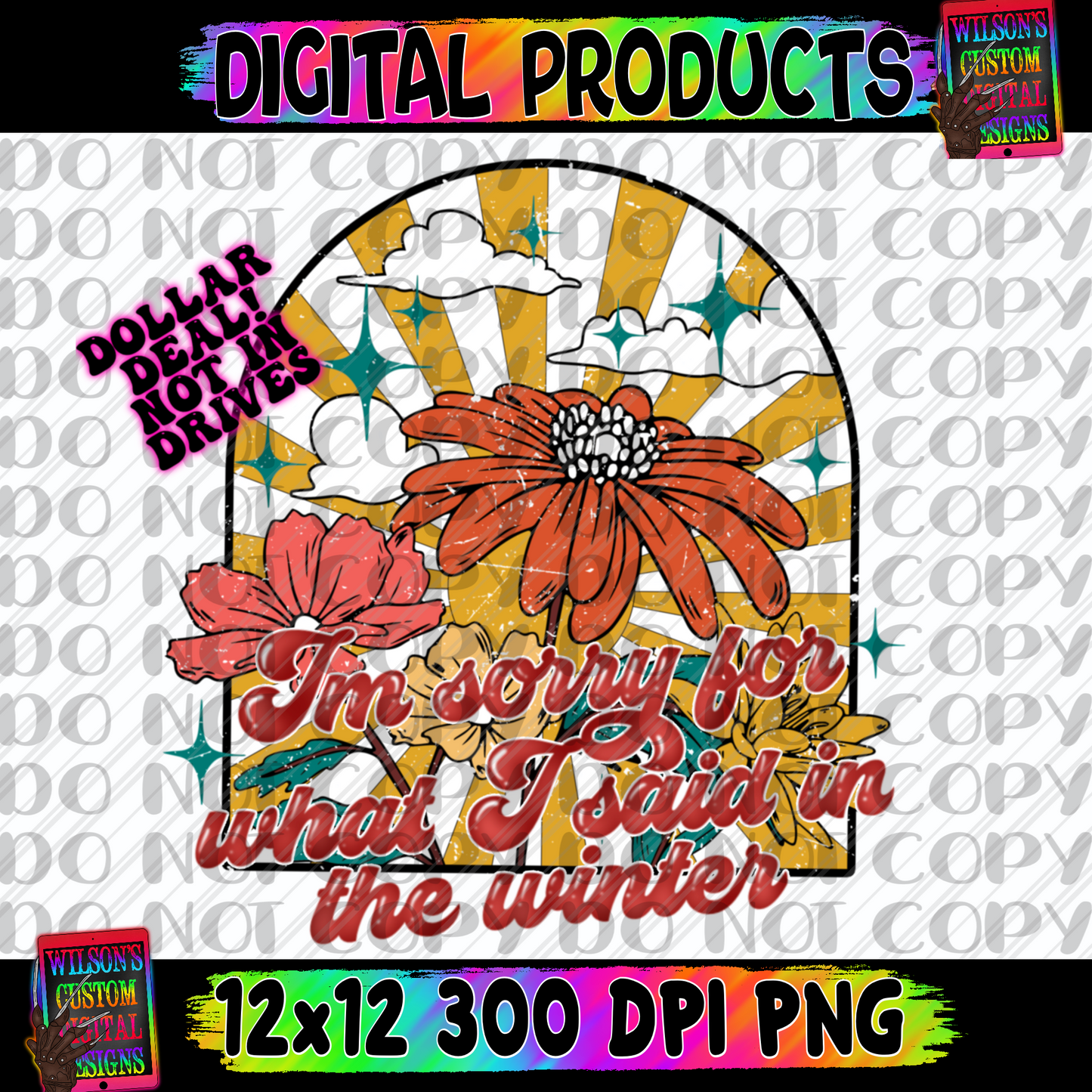 I’m sorry for what I said in the winter