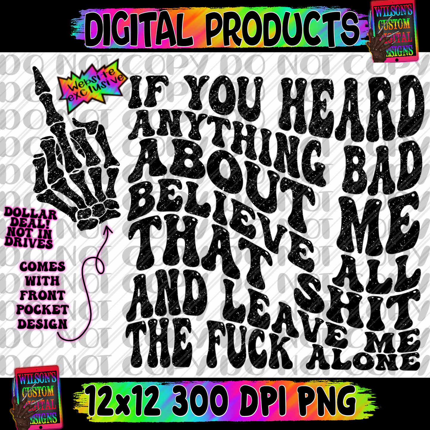 If you heard something bad black