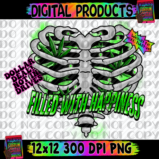 Filled with happiness