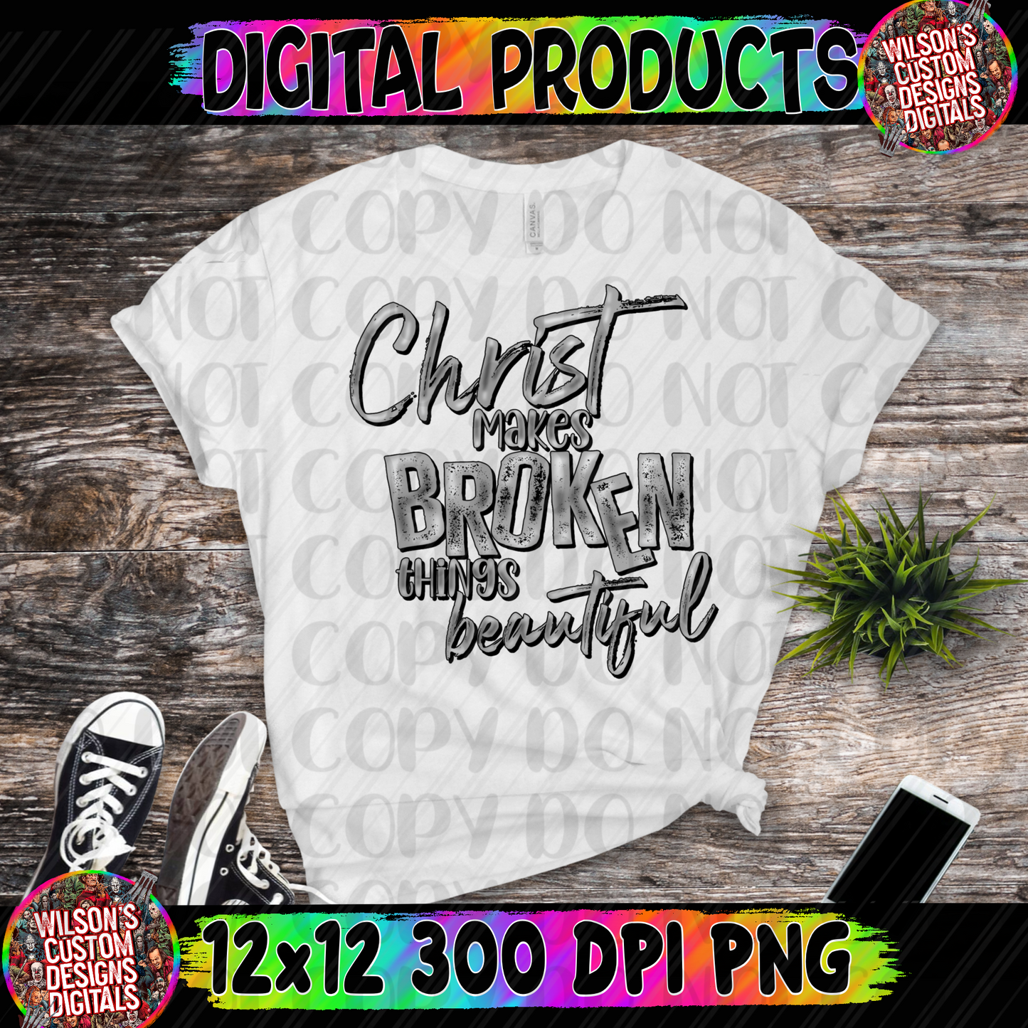 Christ makes broken things beautiful