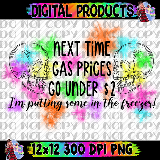 Next time gas prices go under $2 I’m putting some in the freezer