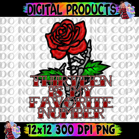 13 is my favorite number